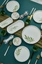 Hermia Juego de Desayuno Botanic 23KH - Green